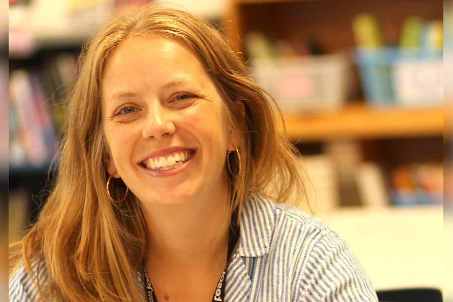 Caitlin MacLeod-Bluver G'12 was named Vermont's 2025 Teacher of the Year.